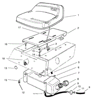 SEAT &amp; GAS TANK ASSEMBLY