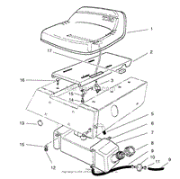 SEAT &amp; GAS TANK ASSEMBLY