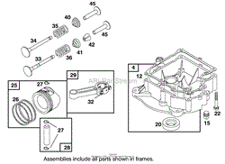 ENGINE BRIGGS &amp; STRATTON MODEL 28M707-1182-E1(7)