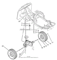 REAR WHEEL ASSEMBLY