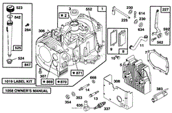 ENGINE BRIGGS &amp; STRATTON MODEL 28M707-0127-01(6)