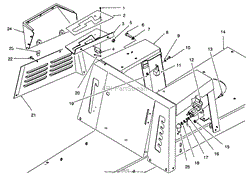 SEAT BODY &amp; SIDE PANEL ASSEMBLY