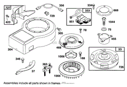 ENGINE BRIGGS &amp; STRATTON MODEL 283707-0156-01(2)