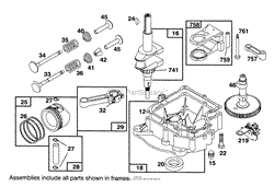 ENGINE BRIGGS &amp; STRATTON MODEL 283707-0156-01(6)