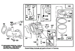 ENGINE BRIGGS &amp; STRATTON MODEL 283707-0156-01(2)