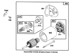 ENGINE BRIGGS &amp; STRATTON MODEL 283707-0156-01(5)