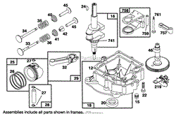 ENGINE BRIGGS &amp; STRATTON MODEL 283707-0156-01(7)