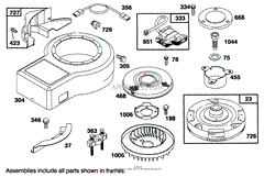 ENGINE BRIGGS &amp; STRATTON MODEL 283707-0156-01