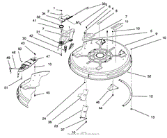 DECK ASSEMBLY (32&quot; CUTTING UNIT)