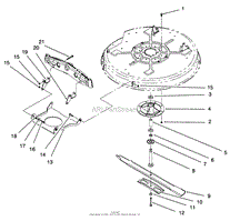 SPINDLE &amp; BLADE ASSEMBLY