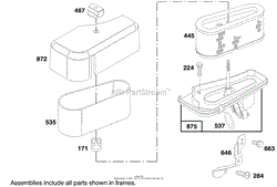 ENGINE BRIGGS &amp; STRATTON MODEL 283707-0156-01(5)