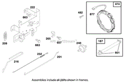 ENGINE BRIGGS &amp; STRATTON MODEL 283707-0156-01(8)