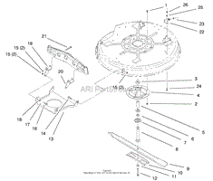 SPINDLE &amp; BLADE ASSEMBLY