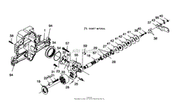 HYDROGEAR TRANSAXLE MODEL NO. 316-0500(3)