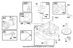 ENGINE BRIGGS &amp; STRATTON MODEL 28Q777-0668-E1(8)