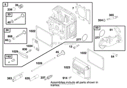 ENGINE BRIGGS &amp; STRATTON MODEL 312777-0128-E1(5)