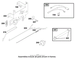 ENGINE BRIGGS &amp; STRATTON MODEL 312777-0128-E1(7)