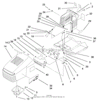 HOOD &amp; TOWER ASSEMBLY