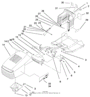 HOOD &amp; TOWER ASSEMBLY