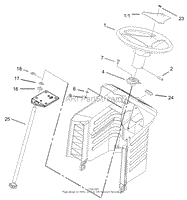 FIXED STEERING ASSEMBLY