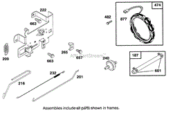 ENGINE BRIGGS &amp; STRATTON MODEL 286707-0453-01(3)