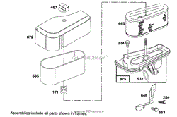 ENGINE BRIGGS &amp; STRATTON MODEL 286707-0453-01(8)