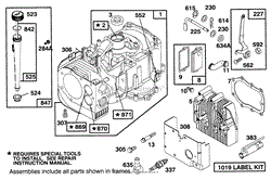 ENGINE BRIGGS &amp; STRATTON MODEL 286707-0453-01