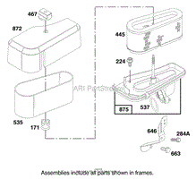 ENGINE BRIGGS &amp; STRATTON MODEL 28M707-1122-E1(7)