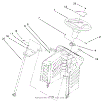 FIXED STEERING ASSEMBLY