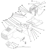 HOOD &amp; TOWER ASSEMBLY