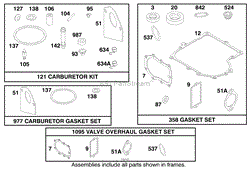 ENGINE BRIGGS &amp; STRATTON MODEL 28M707-1122-E1(7)