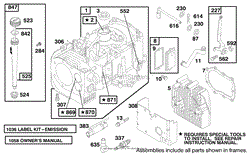 ENGINE BRIGGS &amp; STRATTON MODEL 28M707-1122-E1(9)