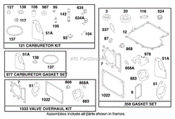 ENGINE BRIGGS &amp; STRATTON MODEL 28N707-0631-A1(8)