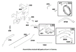 ENGINE BRIGGS &amp; STRATTON MODEL 28N707-0631-A1(9)