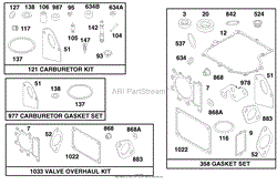 ENGINE BRIGGS &amp; STRATTON MODEL 28N777-0174-01(3)