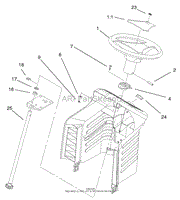 FIXED STEERING ASSEMBLY