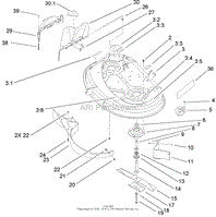 38IN DECK ASSEMBLY