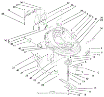 38&quot; DECK COMPONENTS ASSEMBLY