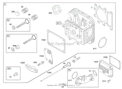 CYLINDER HEAD ASSEMBLY BRIGGS AND STRATTON 31F777-0123-E1