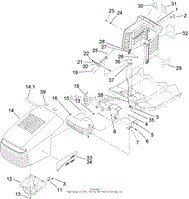 HOOD AND TOWER ASSEMBLY