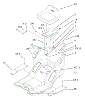 REAR BODY AND SEAT ASSEMBLY