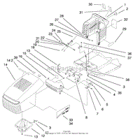 HOOD &amp; TOWER ASSEMBLY