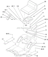 REAR BODY AND SEAT ASSEMBLY