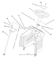 FIXED STEERING ASSEMBLY