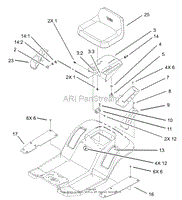 REAR BODY AND SEAT ASSEMBLY