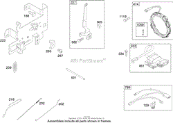 GOVERNOR ASSEMBLY BRIGGS AND STRATTON MODEL 280H07-0160-E1