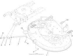 38 INCH DECK ASSEMBLY