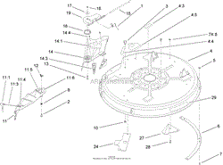 32 INCH DECK ASSEMBLY