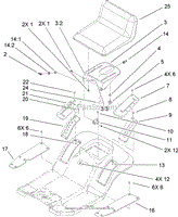 REAR BODY AND SEAT ASSEMBLY