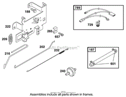 ENGINE BRIGGS &amp; STRATTON MODEL 312777-0128-E1(10)